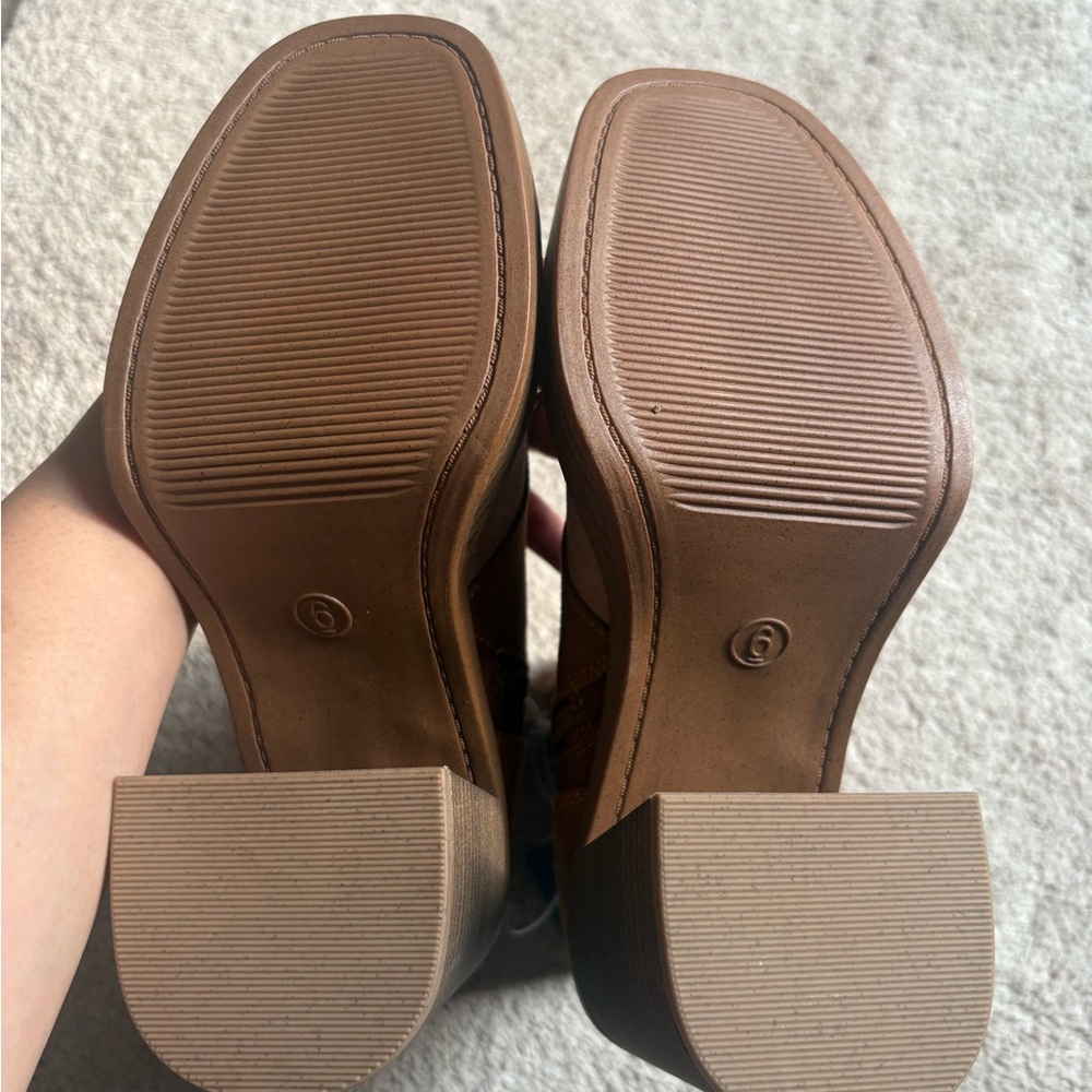 Target Patchwork Suede Platform Ankle Boots - Bro… - image 6